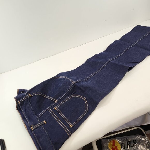 Sears Girls 14 High Waisted Wide Leg Flare Jeans Vtg 1970s - Picture 6 of 13